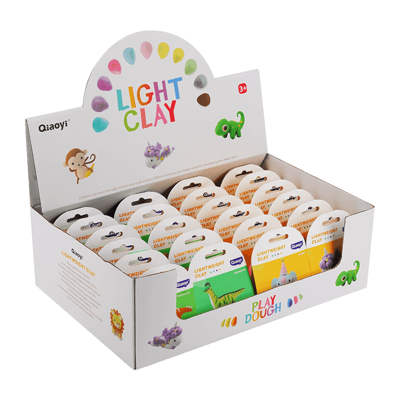 Colorful Expressions with 12, 24, and 36 Colors Lightweight Clay Sets