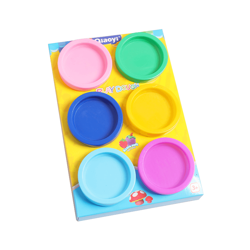 608 Six colors play dough set